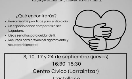 Foto noticia - Taller para personas cuidadoras